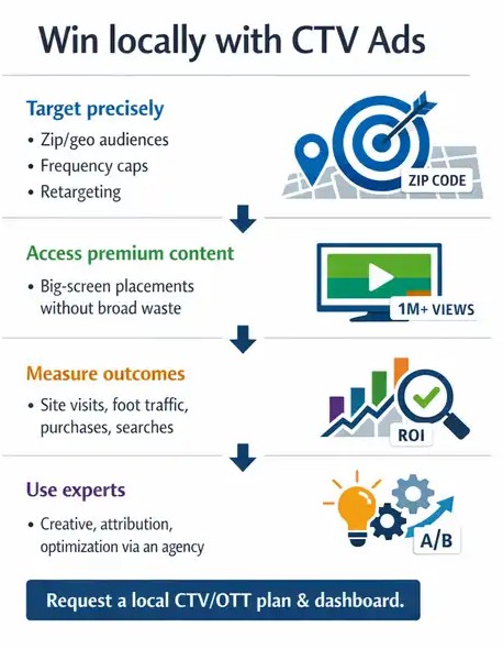 Connected TV Advertising for Small Businesses: 2026 Guide