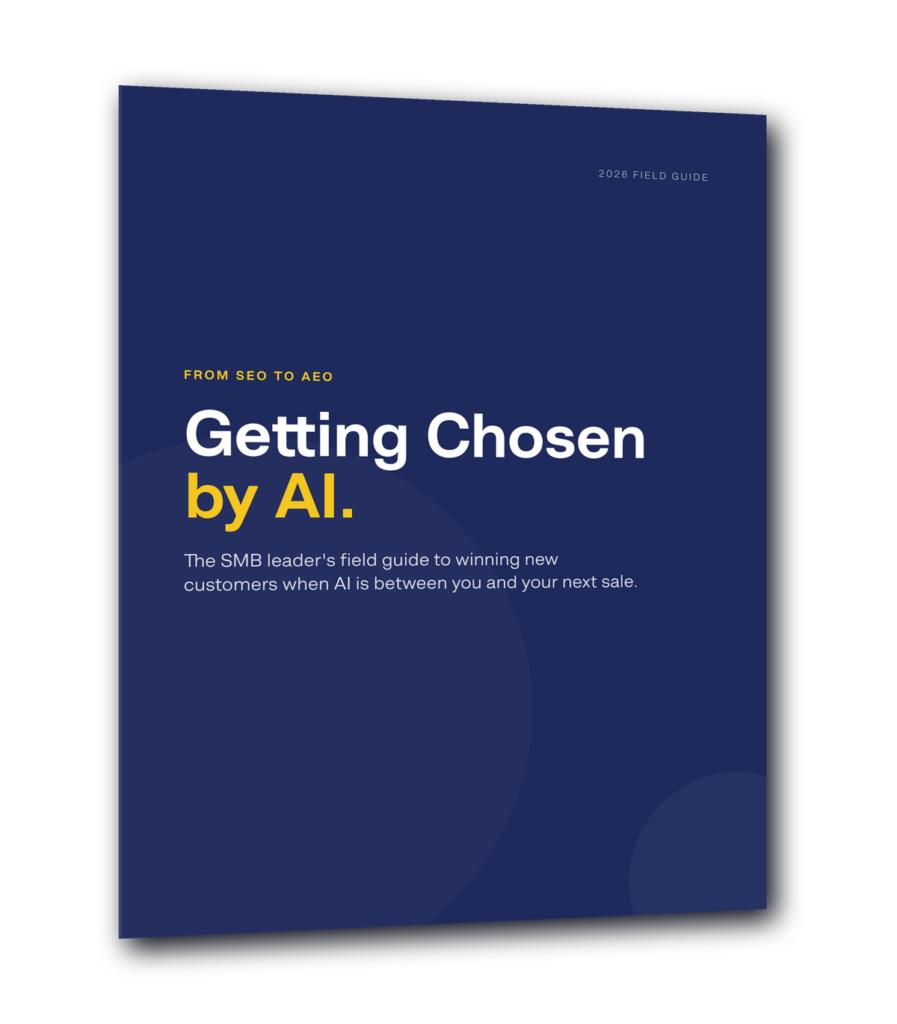 Getting Chosen by AI Getting Chosen by AI Ebook Cover.
