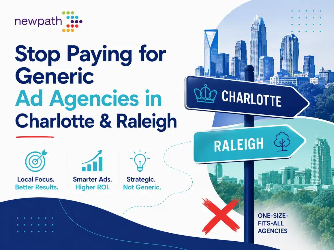 Charlotte and Raleigh businesses deserve more than cookie-cutter campaigns. Here's why a custom ad strategy built for your market beats any national agency with a local office.